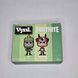 Funko Vynl Fortnite Collectible Figure Pack [ Rex + Tricera Ops ] NEW